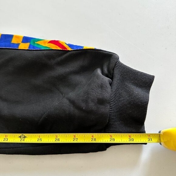 TribalByN Royalty Jogger Pants Women’s Size Large Black Colorful African Design - Picture 8 of 11